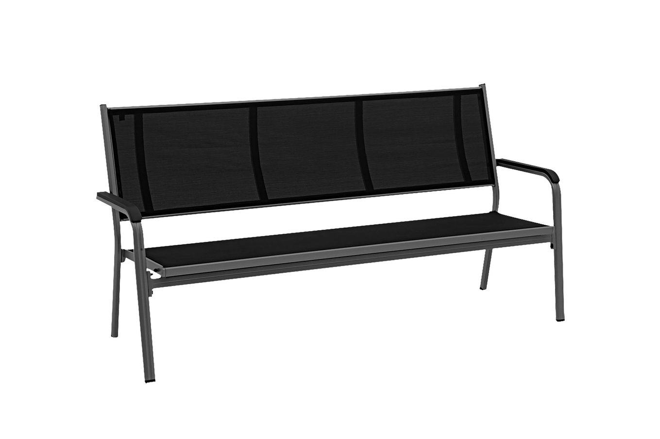 KETTLER BasicPlus Banc 3 places, anthracite, Alu/Textilène, 67x97x191, 0310612-7000 22505__1