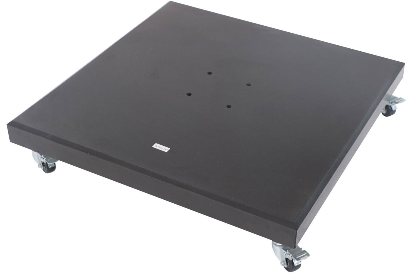 OUTFLEXX Sydney Pied de parasol, Granit, 80x80x16,5cm, 120kg, avec roulettes pivotantes 18883__1