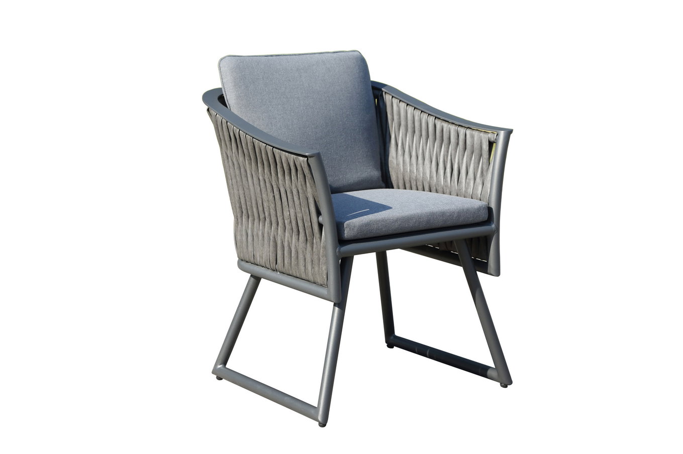 Fauteuil OUTFLEXX Oranger Blossom, anthracite, aluminium/tresse XL, 60x62x75 cm, coussins inclus 22300__1