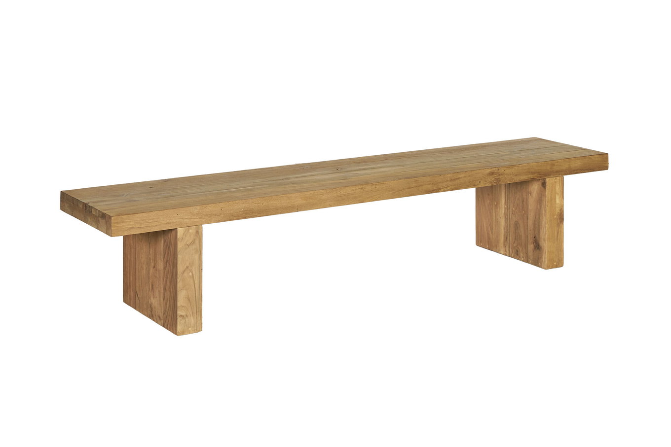 Banc OUTFLEXX Encino, naturel, teck FSC recyclé, 220 x 40 x 46 cm 30861__1