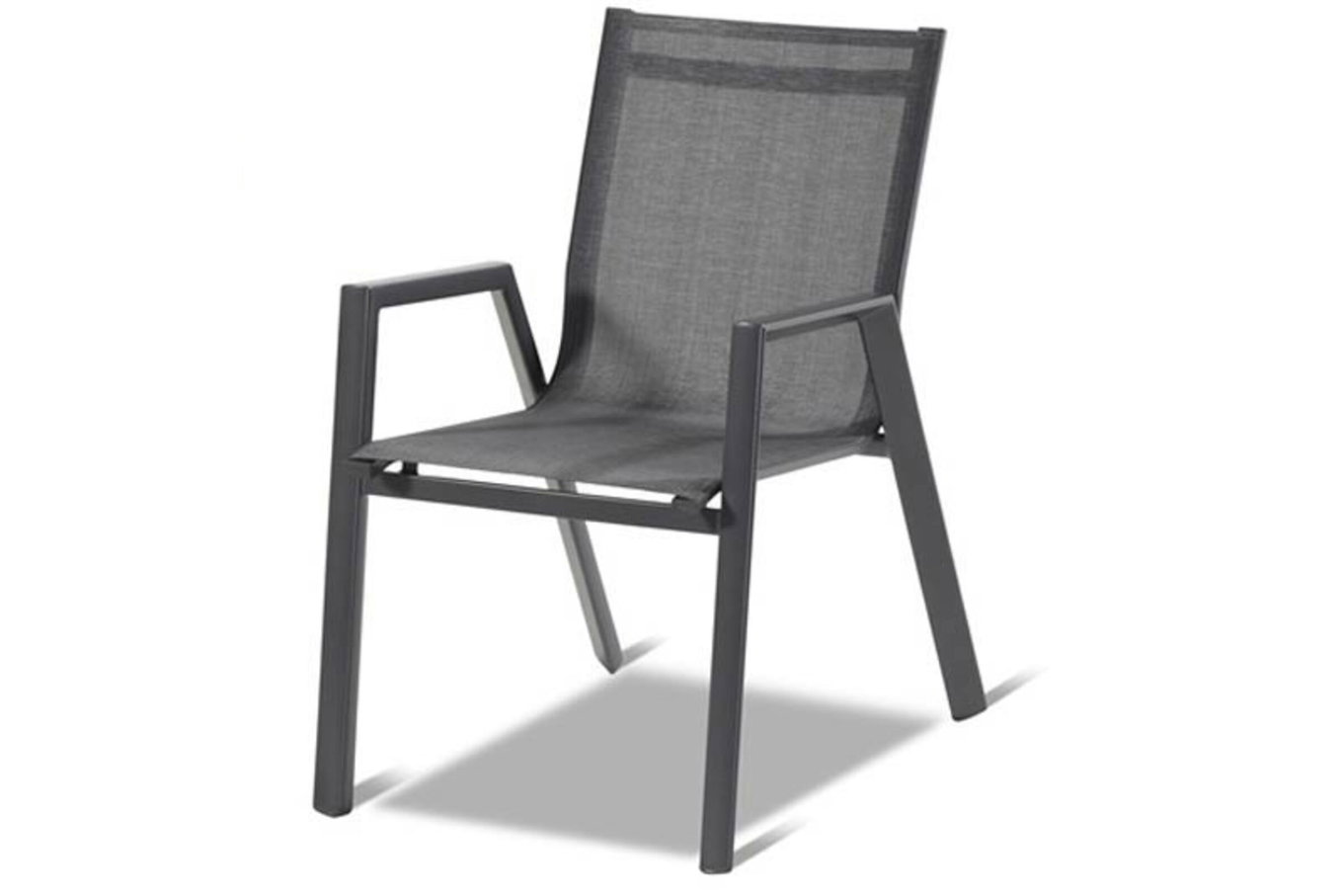 HARTMAN Aruba Fauteuil empilable, xerix/anthracite, Alu/Textilène, 75x55x88cm 18666__1