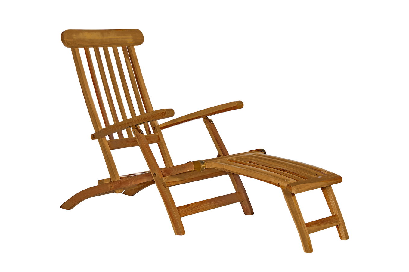 OUTFLEXX Seattle Chaise longue / Transat, naturel, bois de teck, 165 x 58 x 96 cm, finement poncé 23528__1