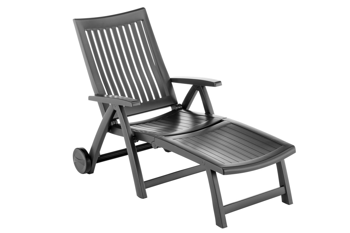 KETTLER Roma Bain de soleil à roulettes, anthracite, plastique, 185 x 71 x 40,5 cm, 01638-700 10995_2__1