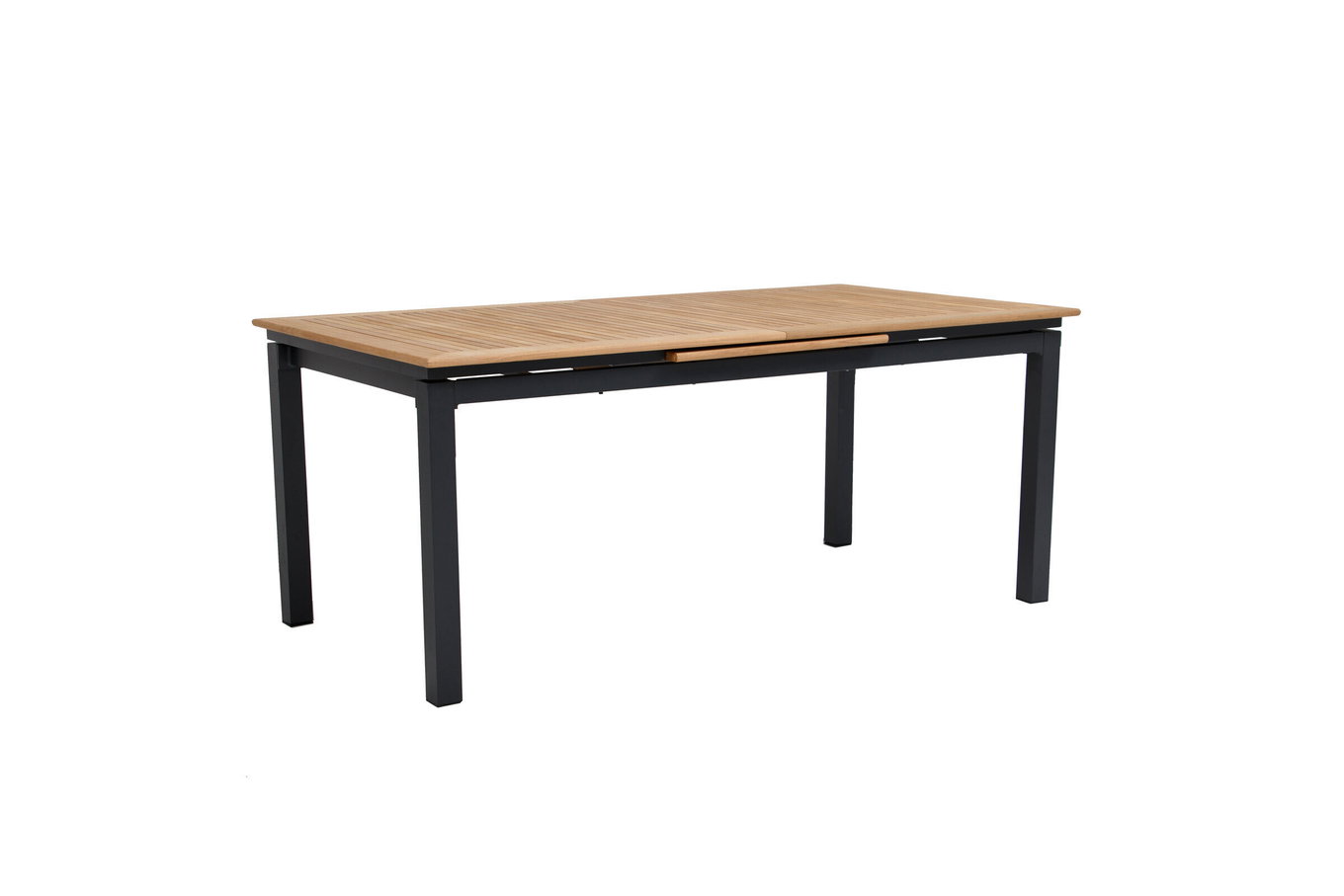 Table extensible Premium OUTFLEXX, anthracite mat, alu/teck, 180/240x100cm, mécanisme d'extension automatique 21779__1