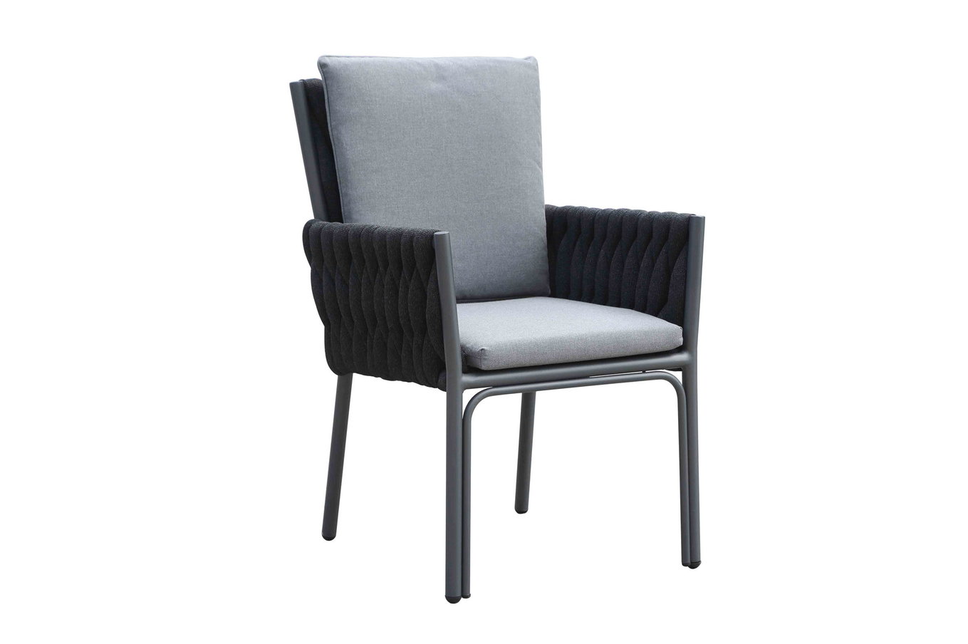 Fauteuil OUTFLEXX Mermaid, anthracite, Aluminium/XL Rope, 57x63x89 cm, coussins inclus 22311__1