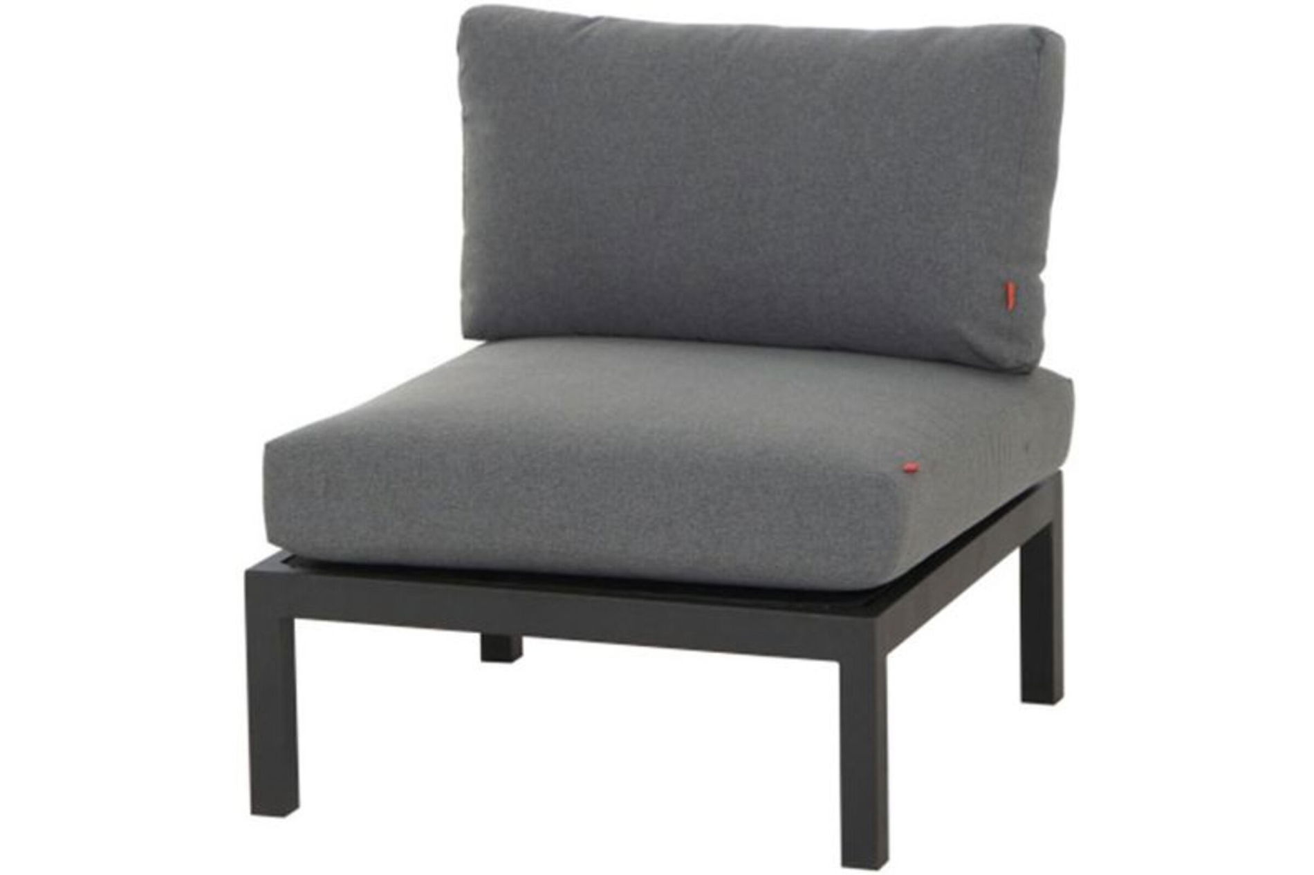 SIENA GARDEN Alvida Module central, anthracite/gris, Aluminium/Ranotex, coussins inclus 19602__1