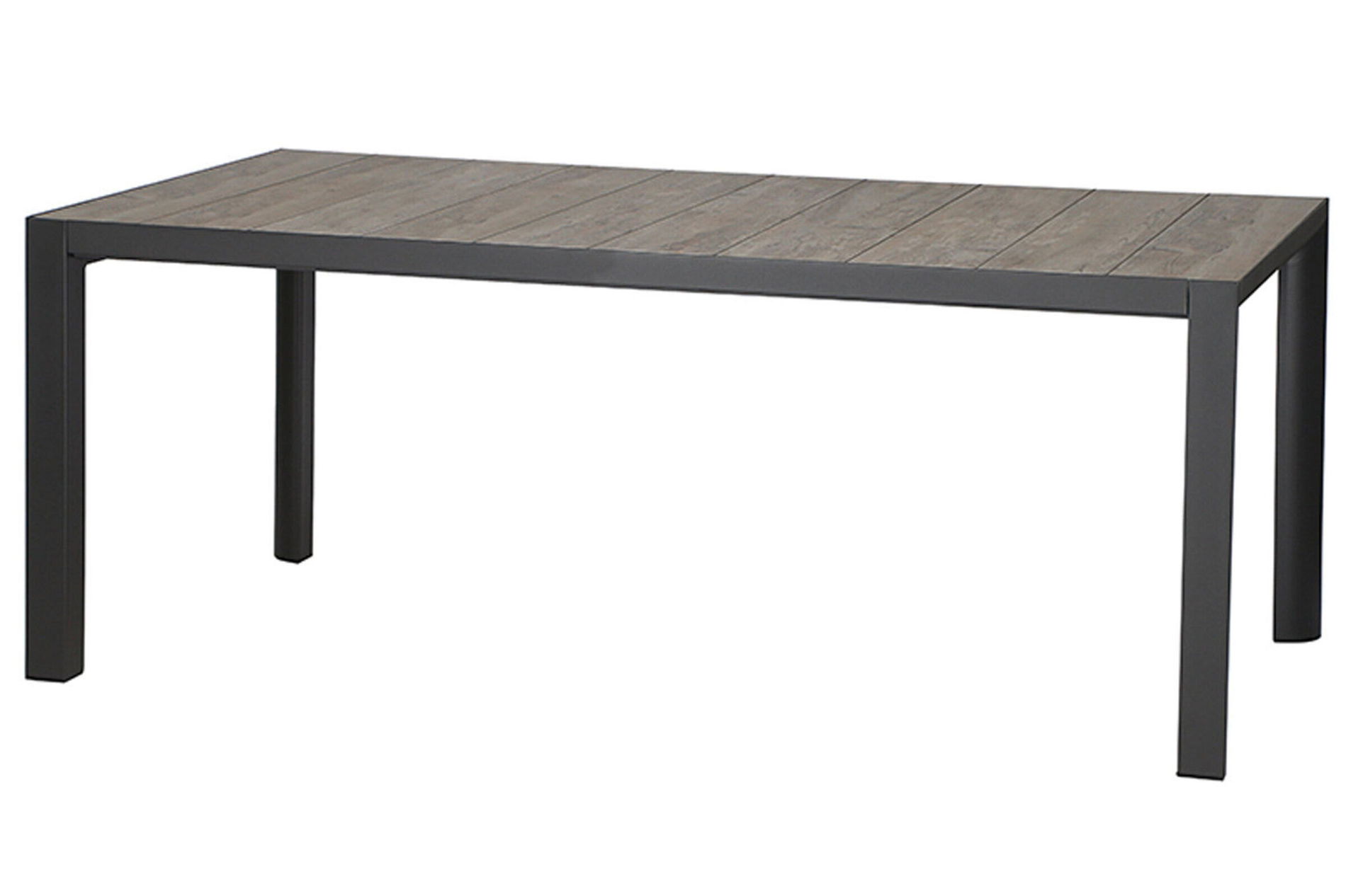 SIENA GARDEN Silva Table à manger, anthracite/gris lavé, Alu/Céramique, 180x100cm 16599__1