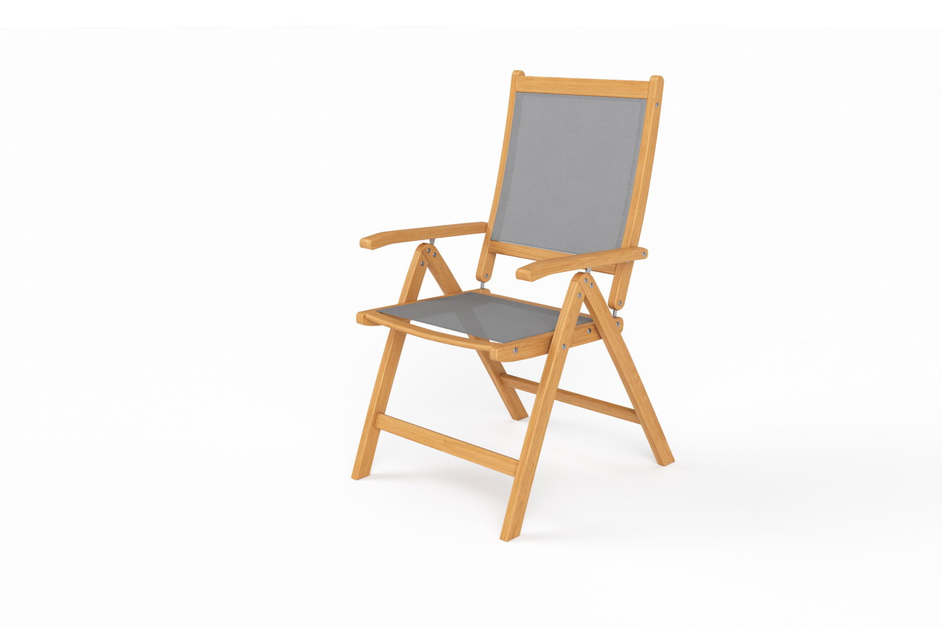 OUTFLEXX Chaise pliante, réglable en 5 positions, Acacia certifié FSC®, 60x71x107cm 20635__1