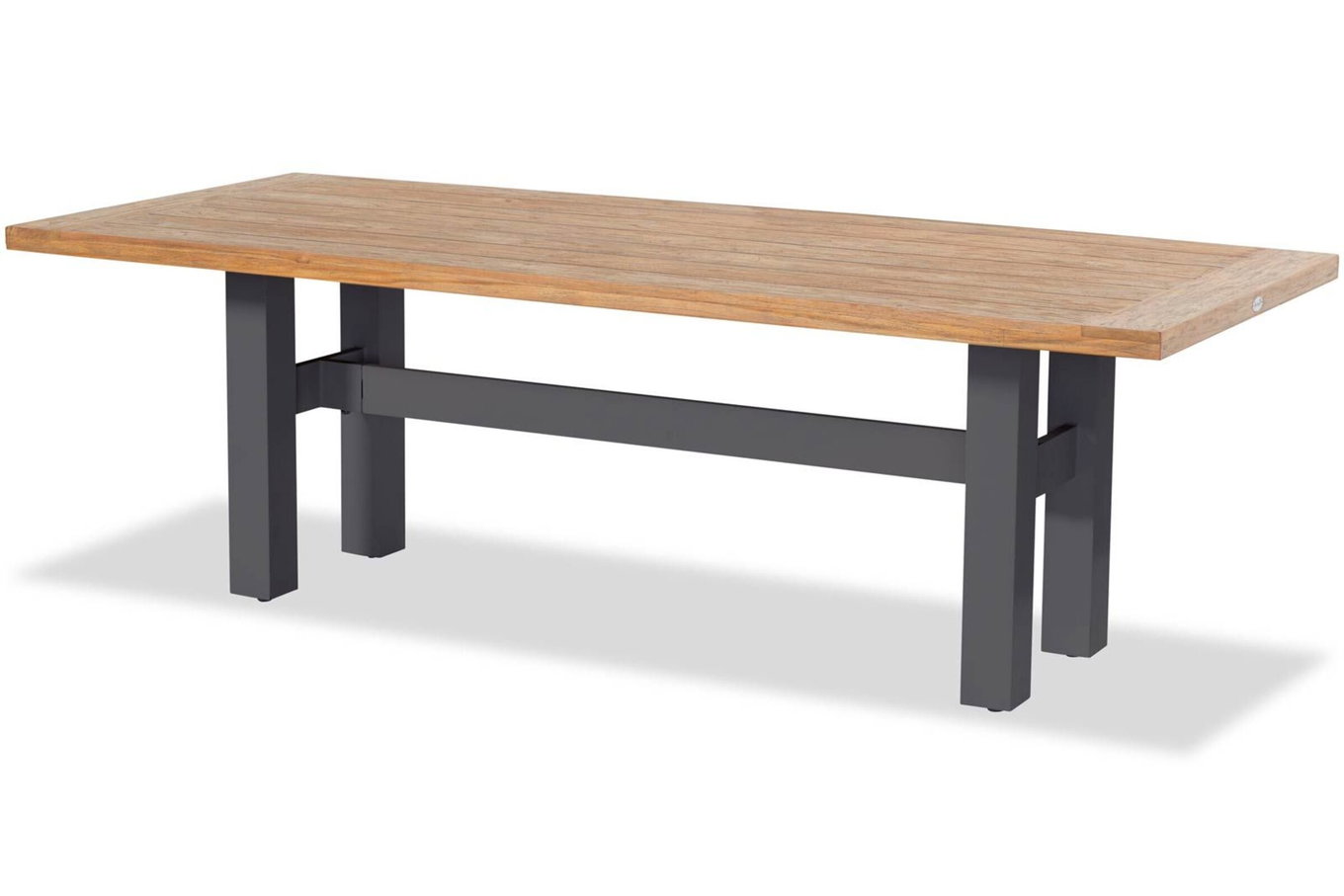 HARTMAN Yasmani Table à manger, modèle exclusif, xerix/naturel, Alu/Teck, 240x100cm 18683__1