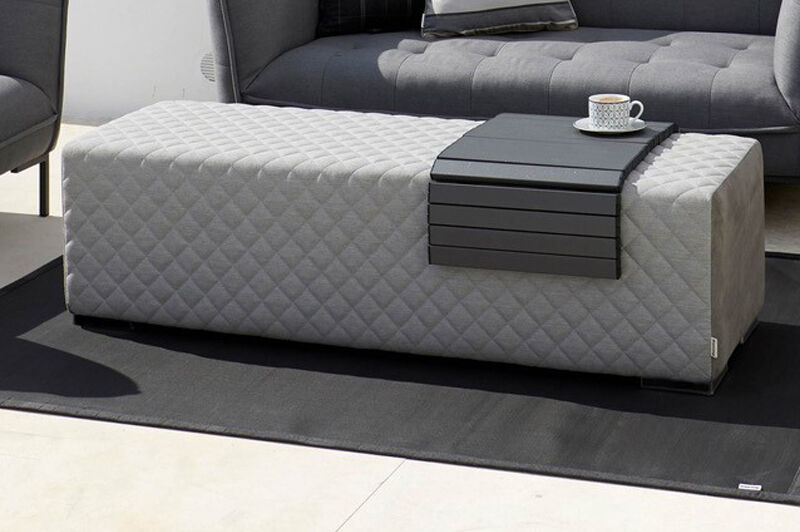 OUTFLEXX Banquette lounge Cozy, flanelle, Alu/Sunbrella, 148 x 50 x 42 cm 18533__1