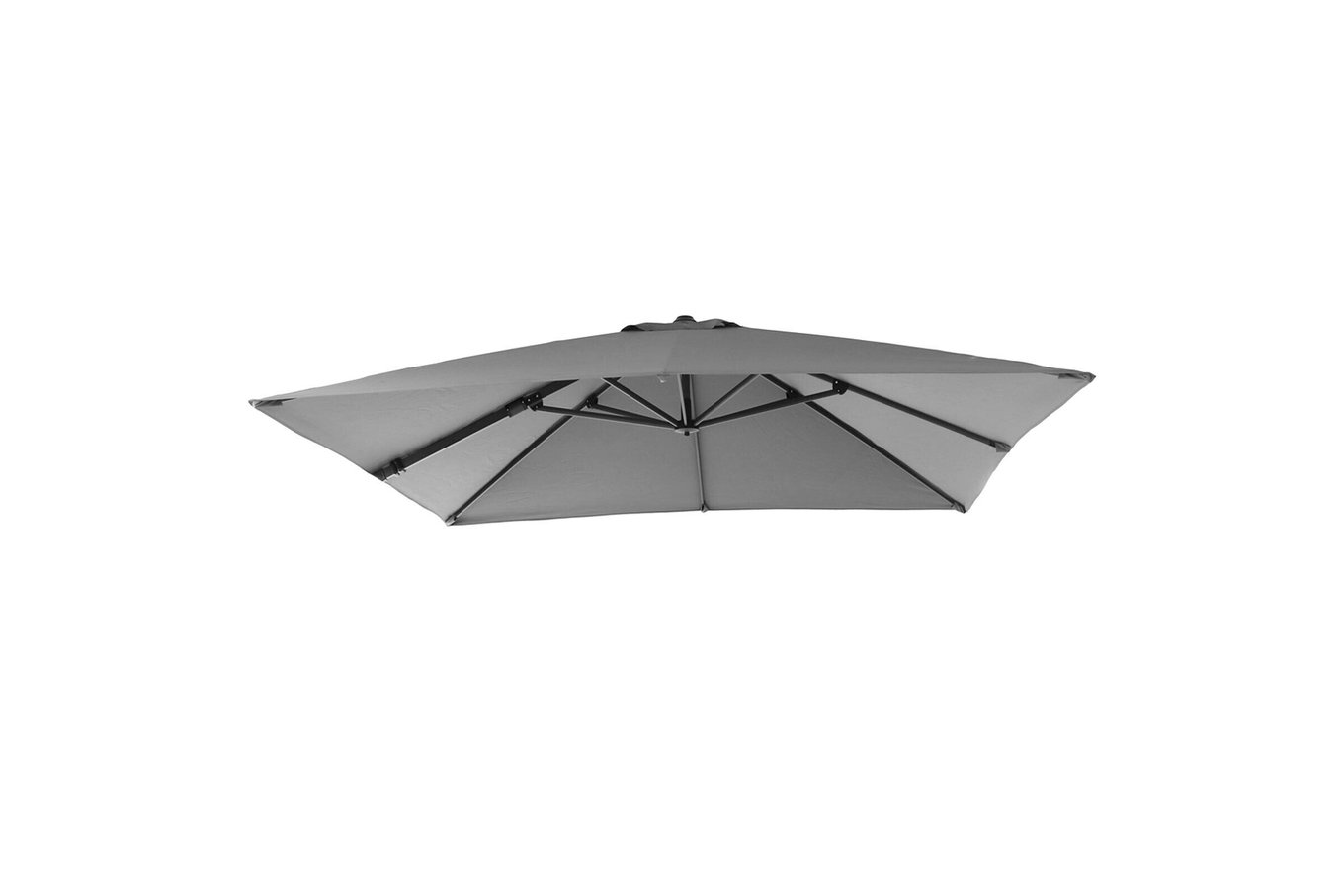 OUTFLEXX Toile de remplacement pour parasols déportés, anthracite, Polyester, 300x300cm 21756__1