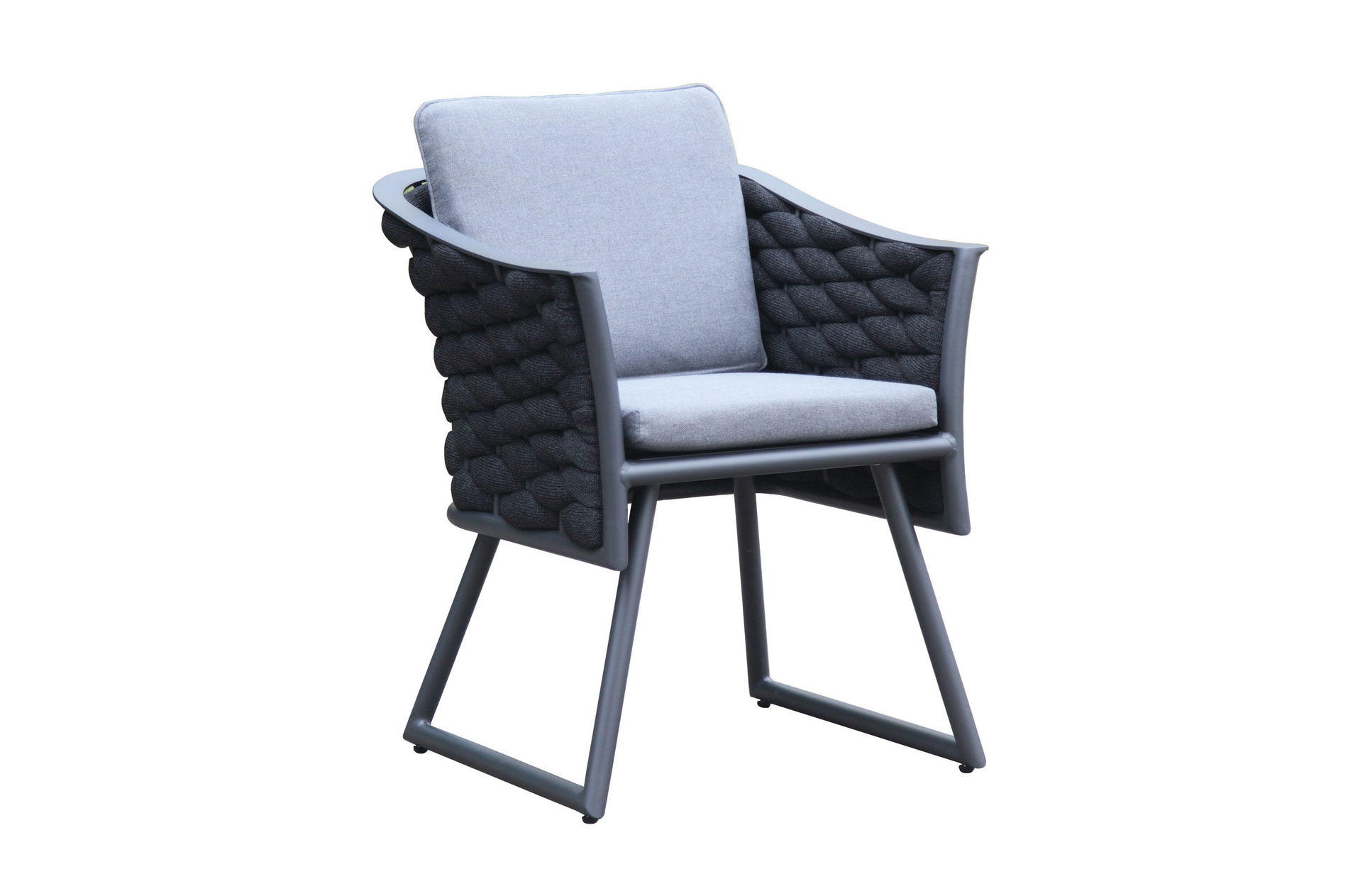 Fauteuil OUTFLEXX Oranger Blossom, anthracite, aluminium/XL Rope, 60x62x75 cm, coussins inclus 22307__1