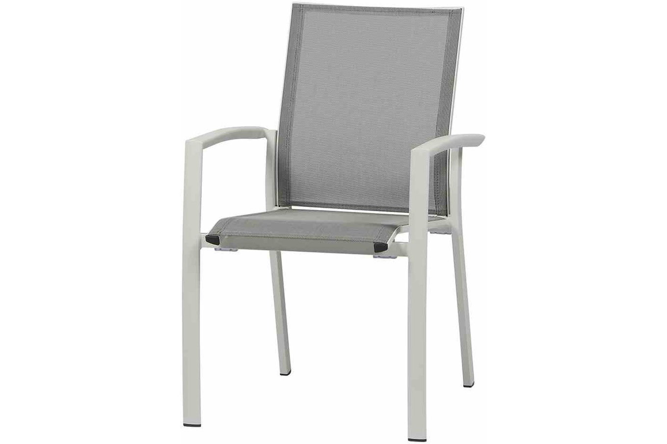 SIENA GARDEN Fauteuil Dining Velia, Aluminium/Ranotex, blanc-gris mat 17135_2__1