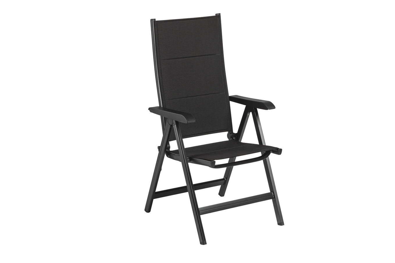 KETTLER BasicPlus Padded Chaise pliante, anthracite, Alu/Textilène, 0301201-9400, dossier réglable 22508__1