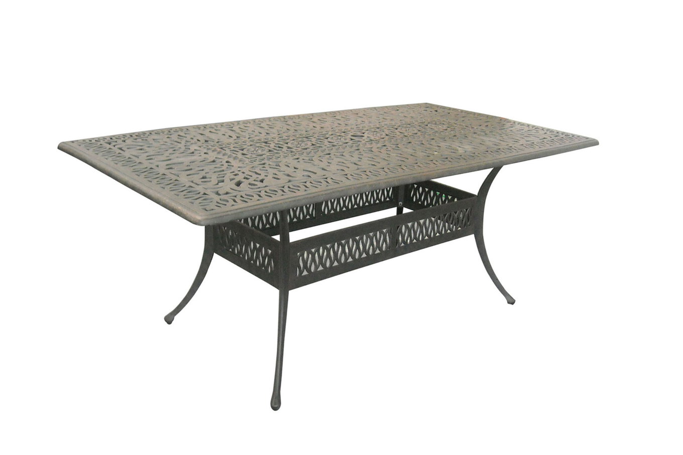 HARTMAN Amalfi Table de repas, bronze/anthracite, aluminium moulé, 214x112cm, rectangulaire 22448__1