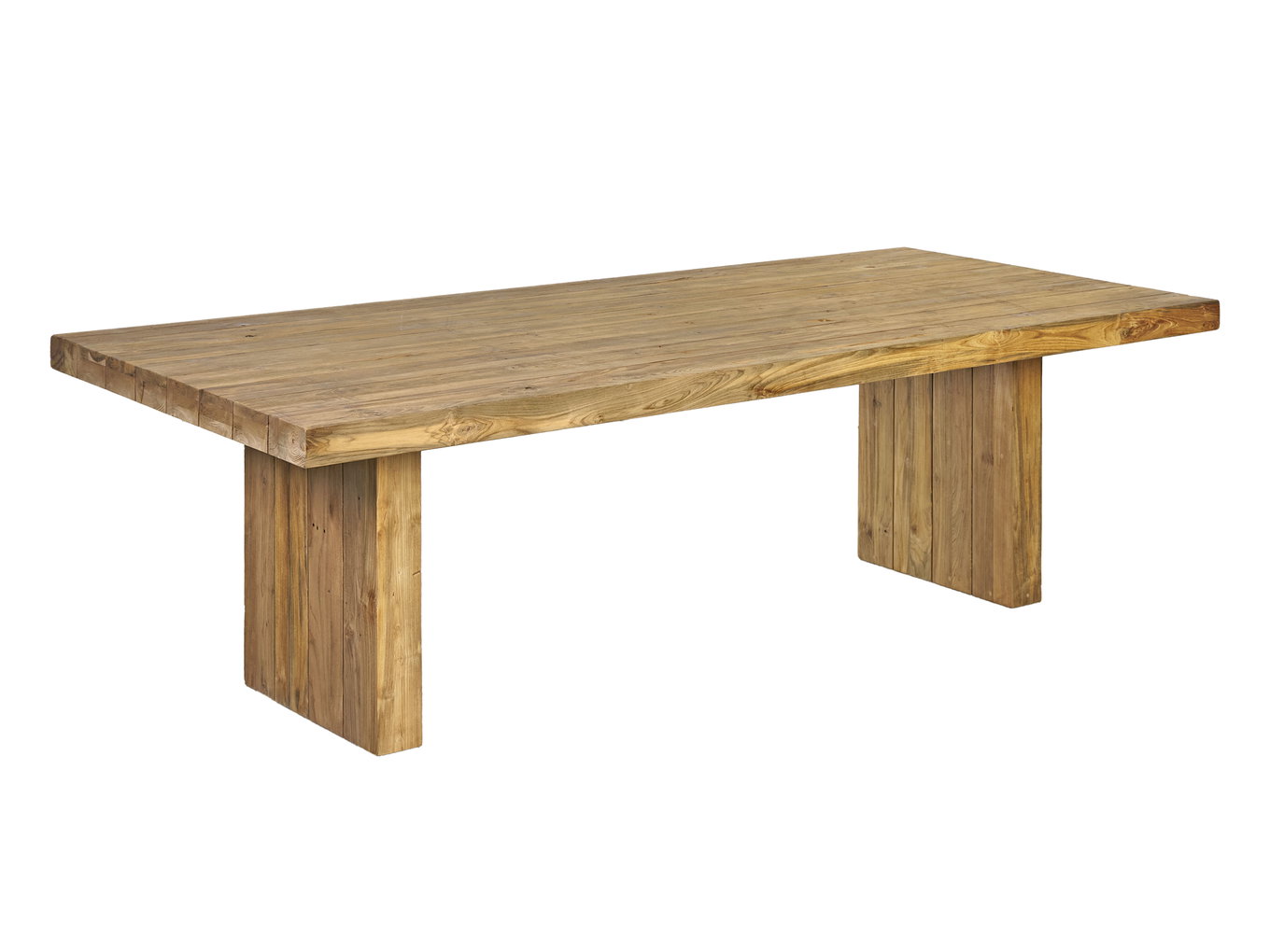 OUTFLEXX Encino Table à manger, naturel, teck recyclé, 220 x 100 cm, produit certifié FSC® 30862__1