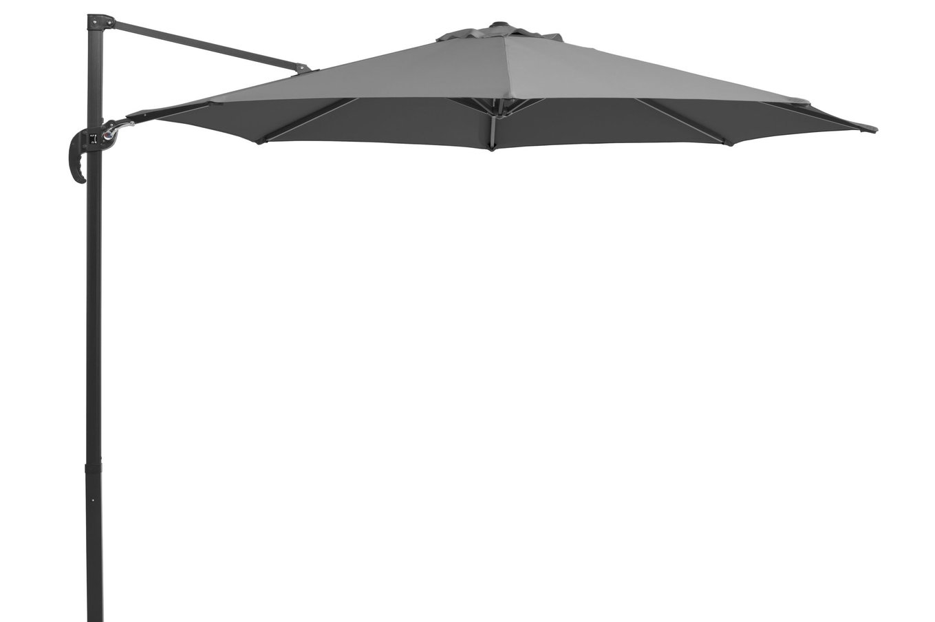 SCHNEIDER Rhodos Junior Parasol déporté, anthracite, rond, Ø 300 cm 20856__1