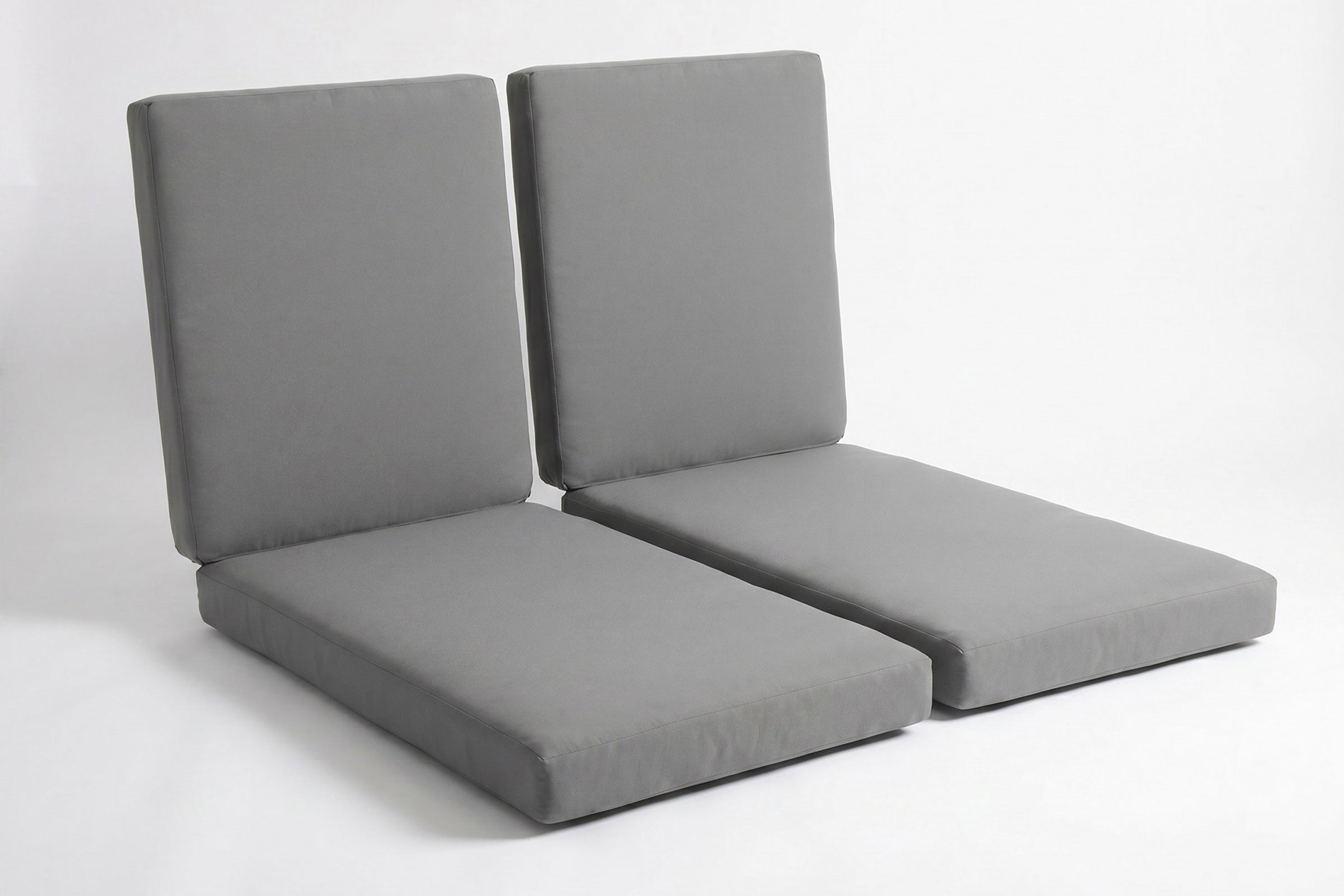 OUTFLEXX Auflagenset, 2-teilig, grau, für 2er Set Sonnenliegen 7761