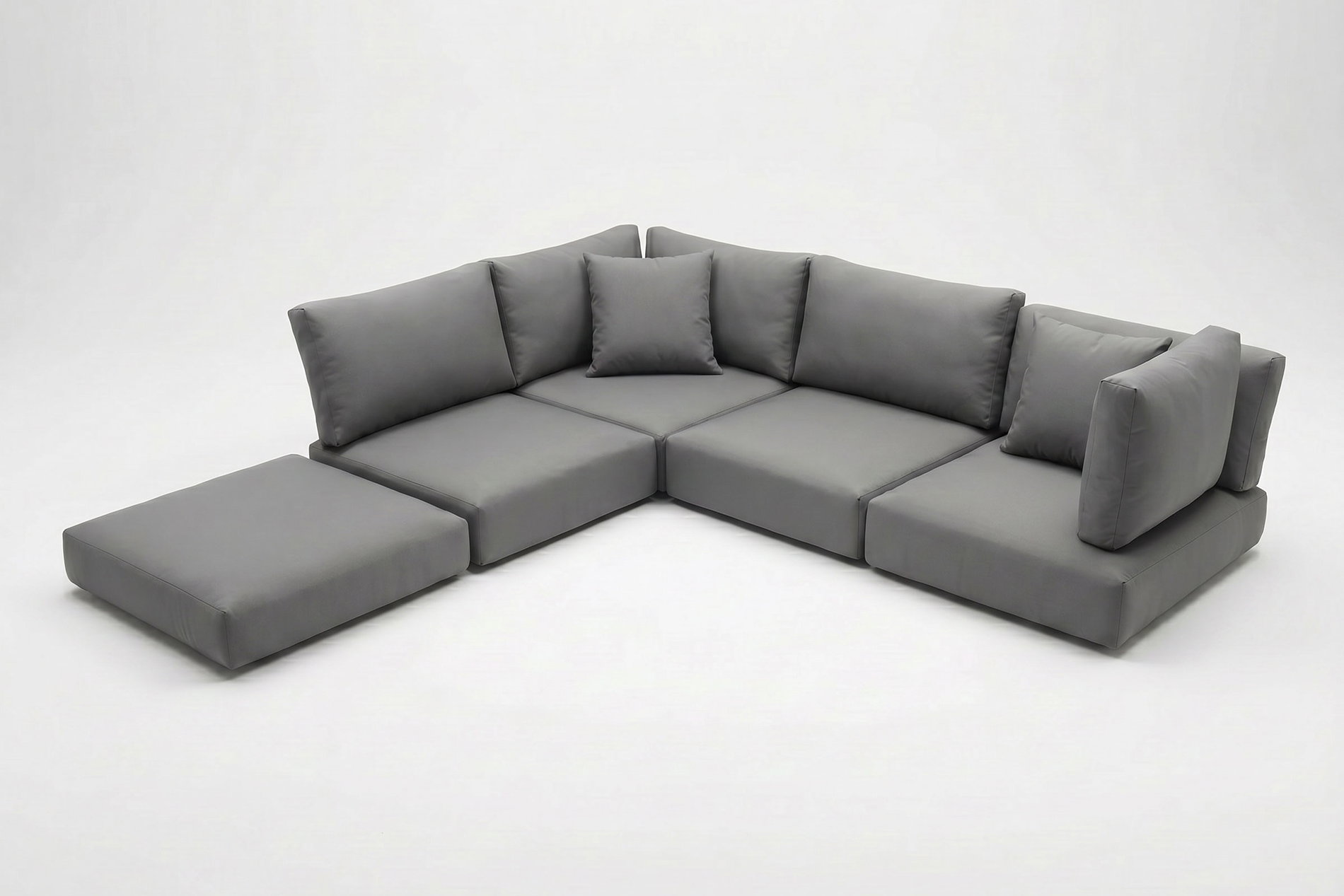 OUTFLEXX Auflagenset, 13-teilig, grau, für 7759-BOX-A