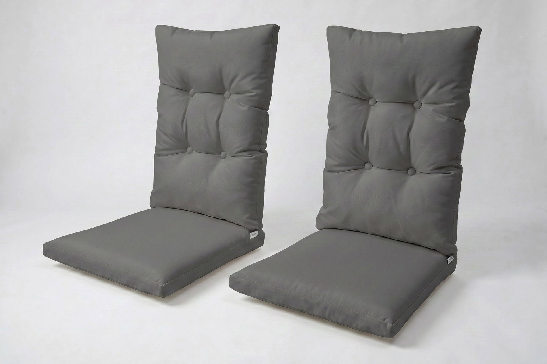OUTFLEXX Auflagenset, 4-teilig, grau, für 2er Set Dining Sessel 20662