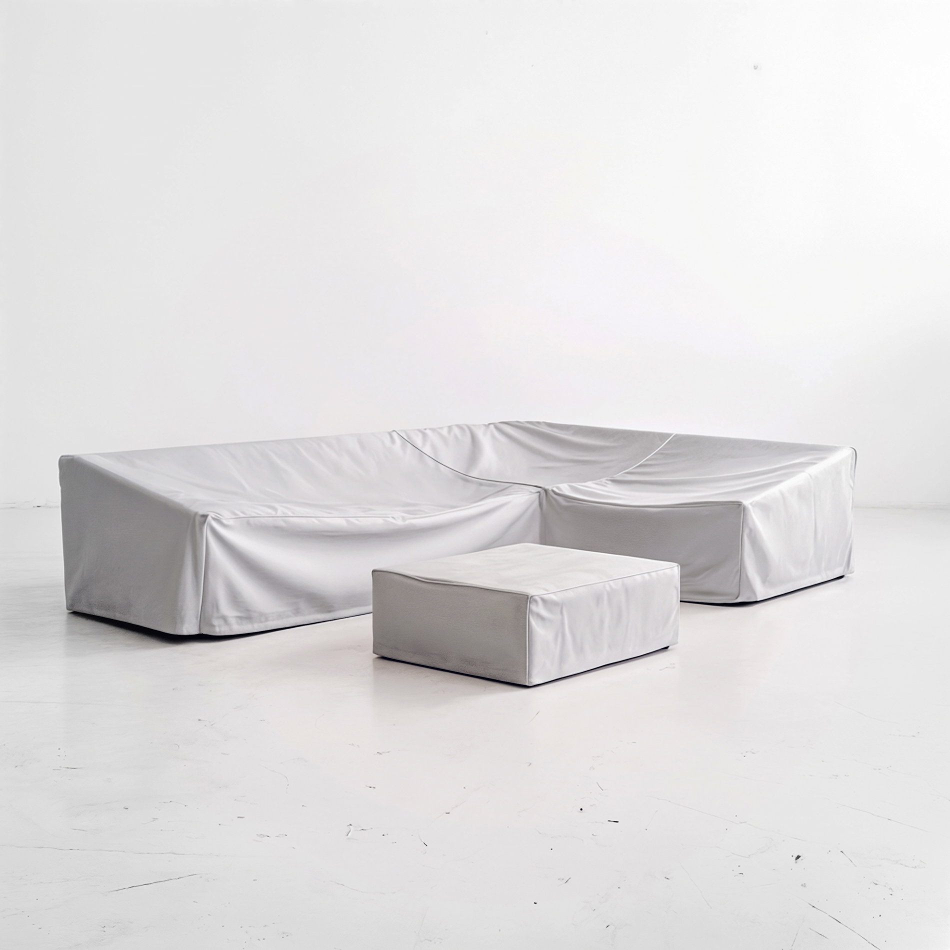 PLOSS Abdeckhaube für Lunare Sonnenliege, hellgrau, Polyester/TPU, 205 x 73 x 33 cm, UV50+, atmungsaktives Ripstop-Gewebe, doppelte Nähte, mit Kordelzug & verbundener Tasche 