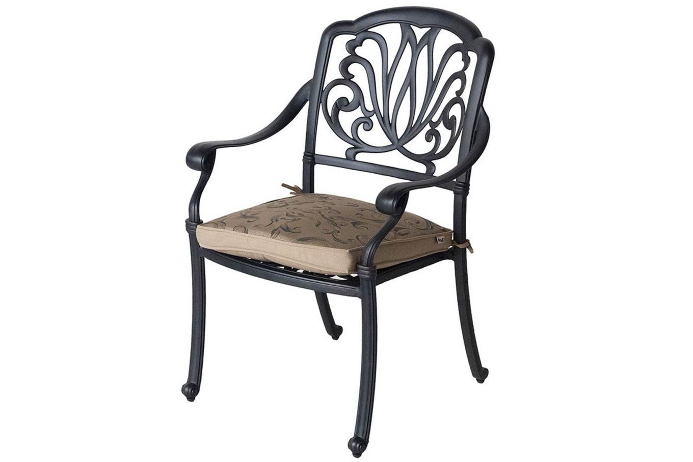 HARTMAN Amalfi Fauteuil de salle à manger, bronze, fonte d'alu, avec coussin réversible 18949__1