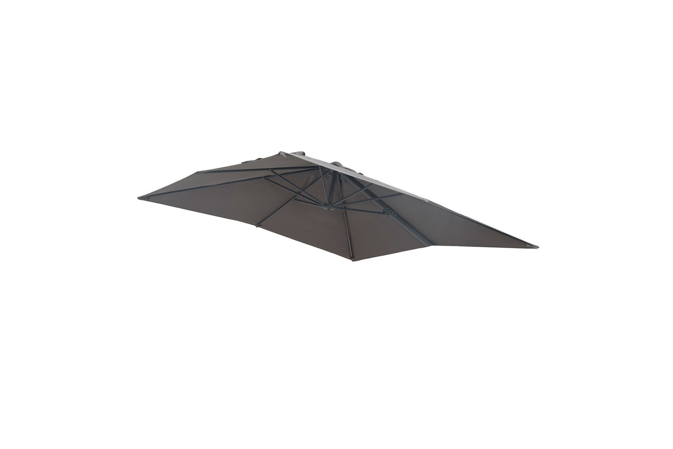 OUTFLEXX Toile de rechange pour parasols déportés, anthracite, Polyester, 250x250cm 21766__1