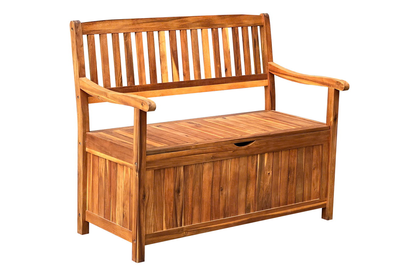 Banc de rangement OUTFLEXX, Acacia, 107 x 59 x 90 cm, incl. ferrures en zinc, Produit certifié FSC® 16526__1