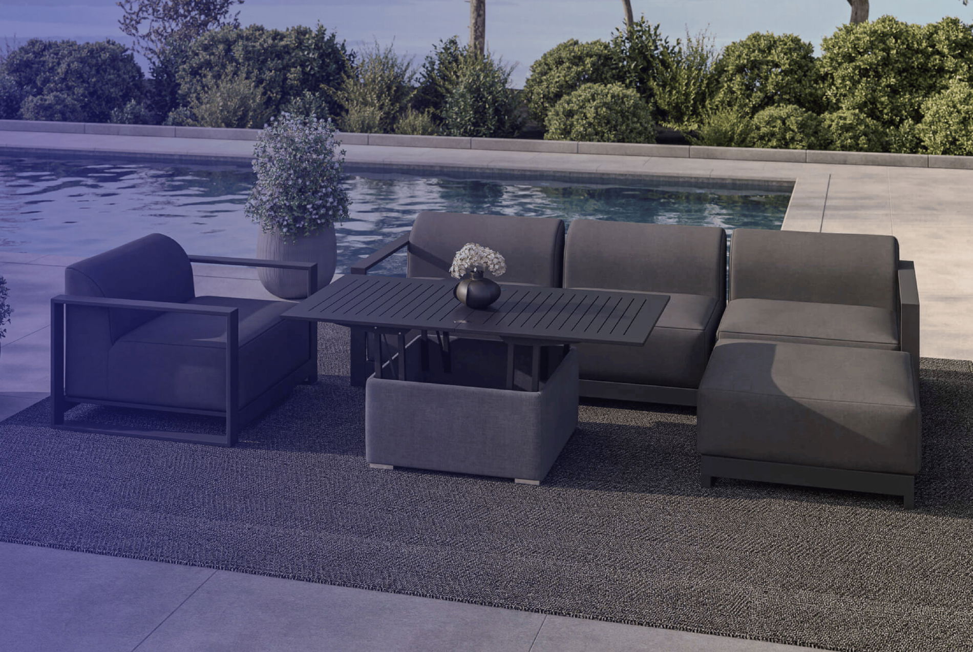 Banni&egrave;re garantie 5 ans mobilier de jardin